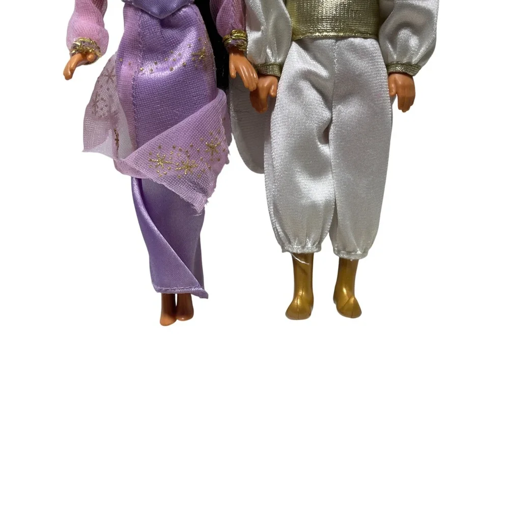 Jasmine and Aladdin Dolls Disney 6 1/2